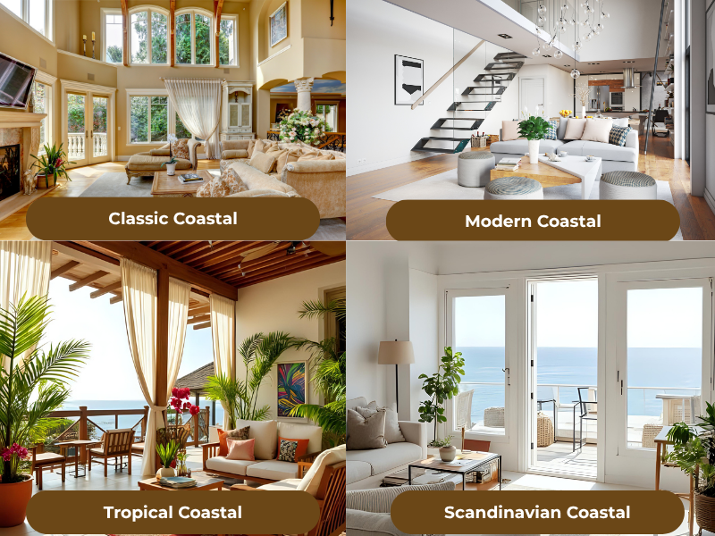 What are the Types of Coastal Interior Design?