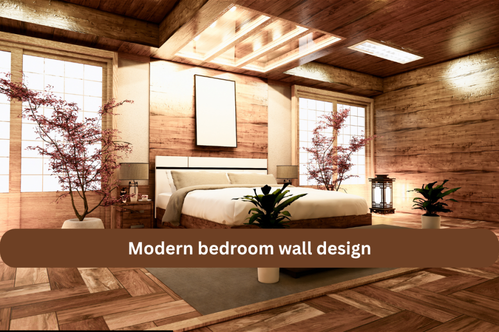 modern bedroom wall design